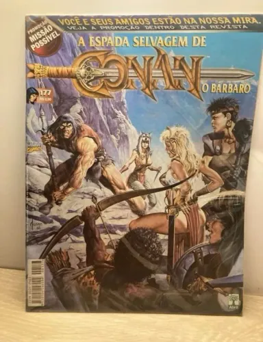 A Espada Selvagem de Conan - HQ O Bárbaro - Edição 177
