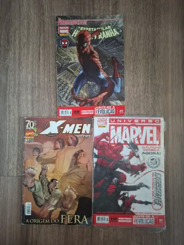 Revistas em quadrinhos variadas - Marvel