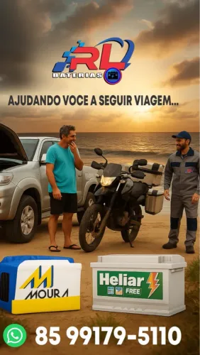 Baterias Moura e Heliar