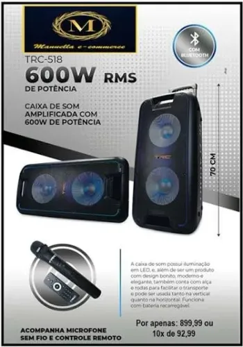 Caixa de Som Amplificada TROCO OU VENDO