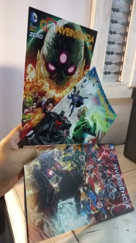 Hqs Convergência ? Minissérie/Panini - Vol 1 a 3 completas - Novas Impecaveis -2016