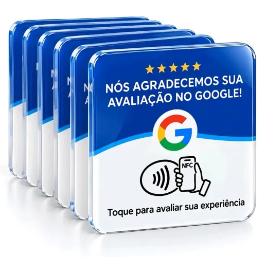 Plaquinhas NFC avaliação no Google