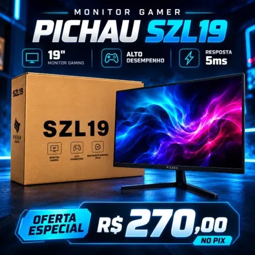 Monitor Gamer SZL19 19? 60Hz