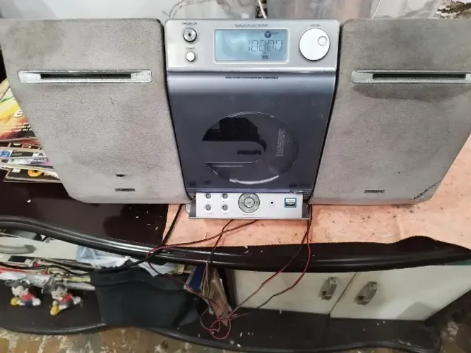 Micro System Philips MCM 275 (Defeito)