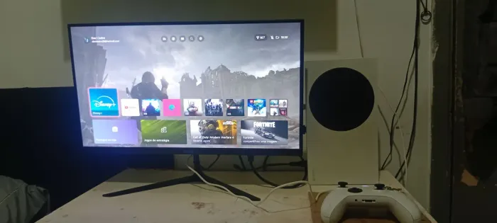 Xbox series s + monitor gamer manter 21.5 polegadas