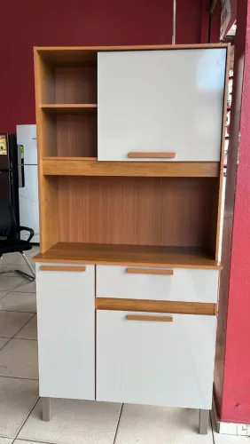 Kit Cozinha Lia 3 Portas 1 Gaveta Novo Entrega Grátis