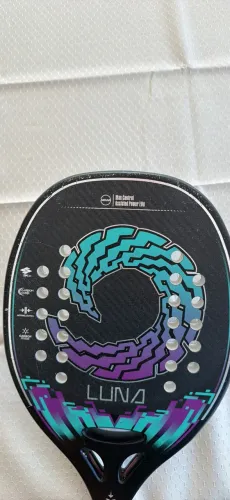 raquete de Beach Tennis Compass Luna em carbono 3k