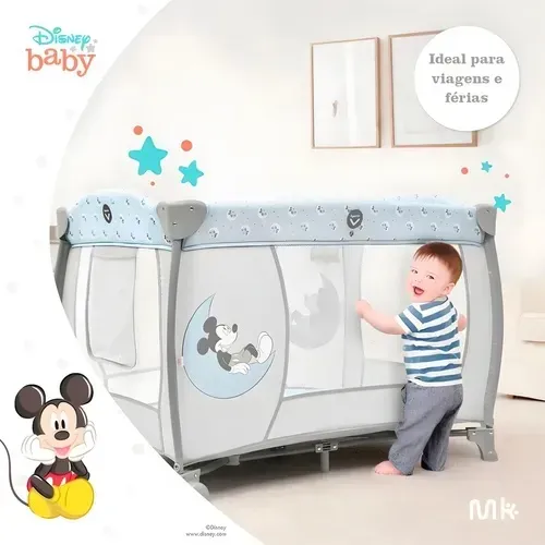 Berço Desmontável / Cercadinho 0-15 Kg Mickey Milky Way Multikids Baby - BB442