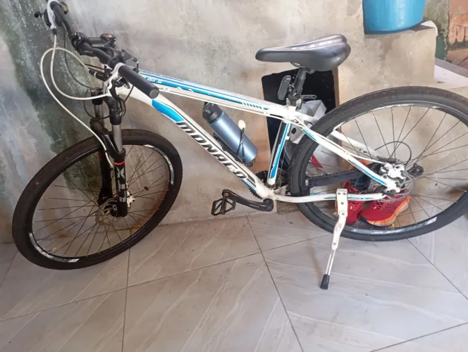 bike toda revisada com freio hidráulico pneus zeros