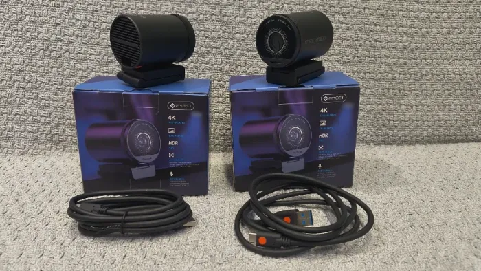 Webcam 4K Profissional eMeet SmartCam S800 Ultra HD - Para Stream/Podcast