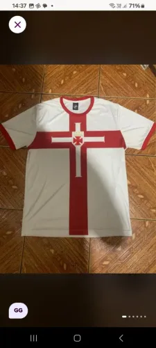 Camisa de time oficial Vasco da gama modelo temporário GG