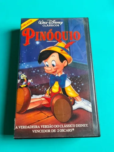 Vhs - Pinóquio - Walt Disney