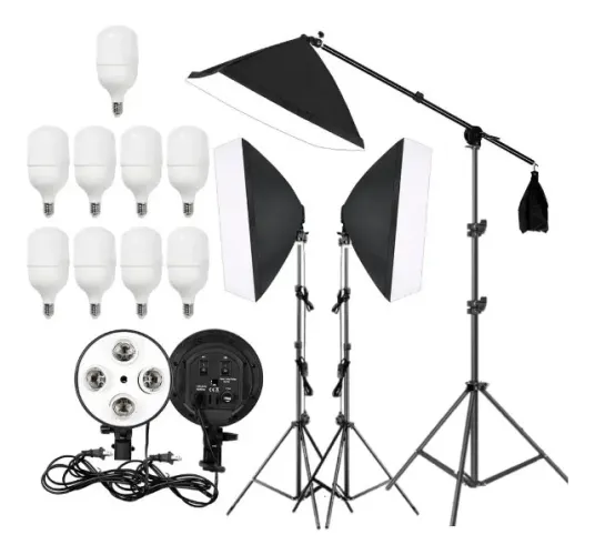 Kit completo softbox iluminação greika