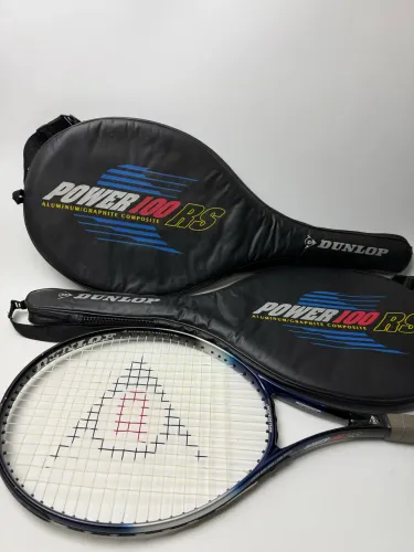 raquete tênis dunlop com capa 