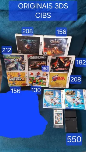 JOGOS ORIGINAIS 3DS COMPLETOS