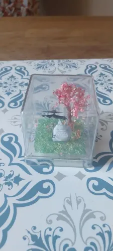 Arte Origami, miniatura Totoro. Coleção