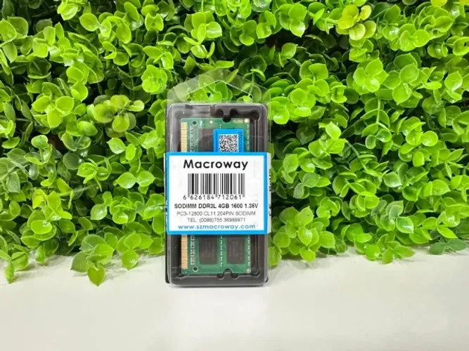 Memória RAM, DDR3L, 4GB, 1600MHz, Notebook - MACROWAY