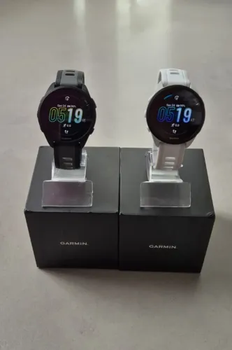 GARMIN FORERUNNER 165 BRANCO PRETO