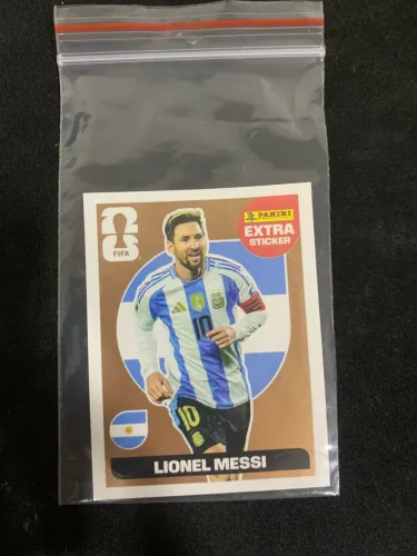 Figurinha extra Cr7 e Messi
