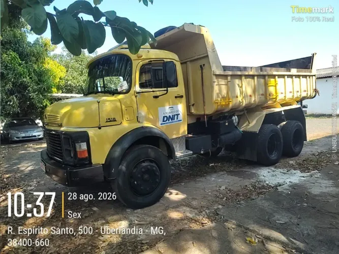 Caminhão Mercedes 1513 1988 Basculante Truck 6x4