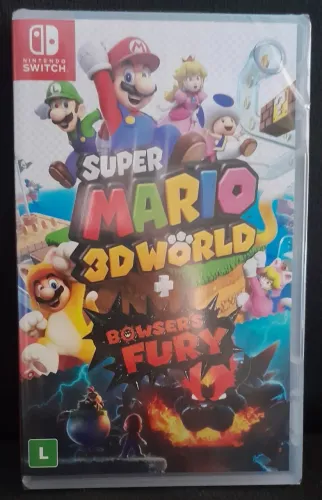 Super Mario 3D World + Bowsers Fury Nintendo Switch Físico Novo Lacrado