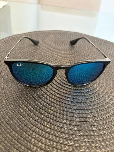 Óculos de sol RayBan Erika Unissex azul Original