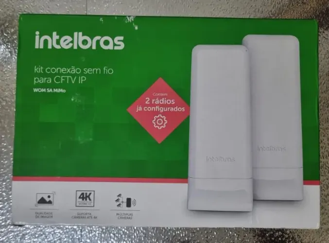 Kit Roteador Outdoor Wom 5a Mimo Intelbras