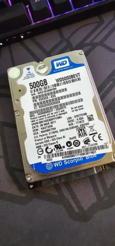 HD Western Digital 2.5 Polegadas 500gb
