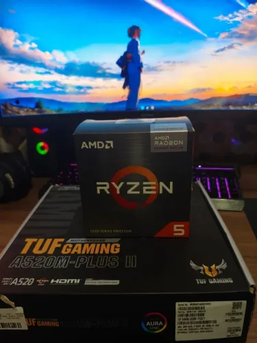 KIT AMD RYZEN 5 5600G + ASUS A520M-PLUS BR II