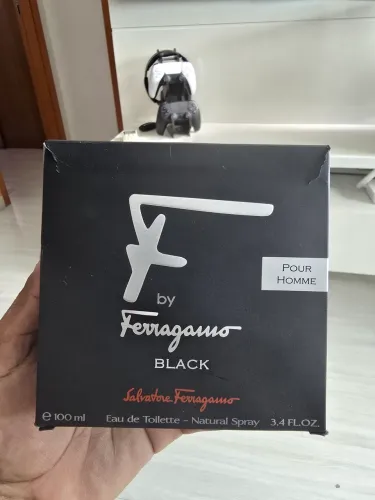 Perfume F by Ferragamo Black 100ml NOVO