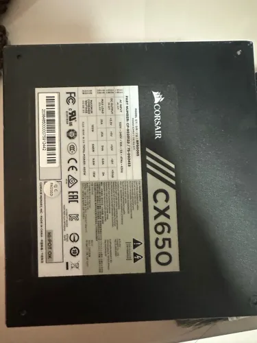 Fonte Corsair CX650