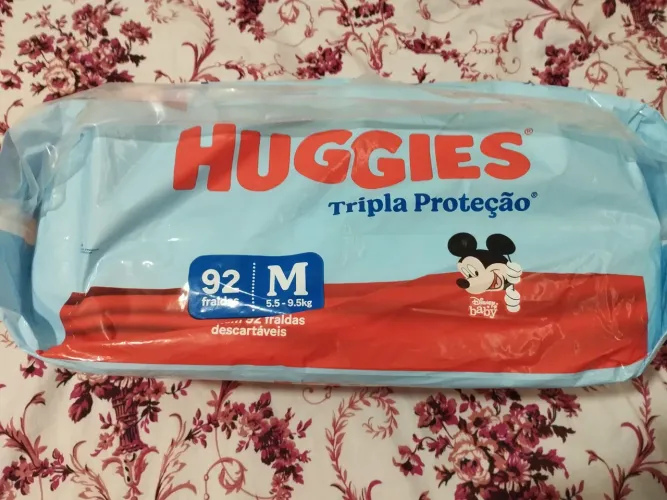 Fralda Huggies tripla proteção / Aceito cartão de crédito