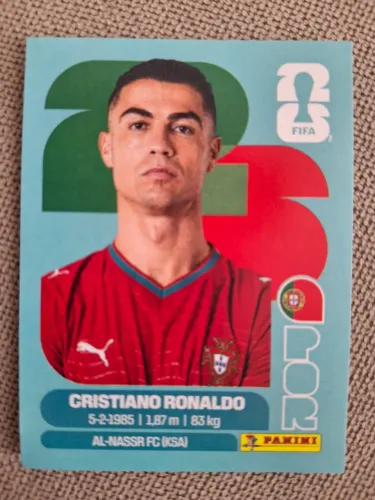 Figurinha do Cristiano Ronaldo Copa 2026