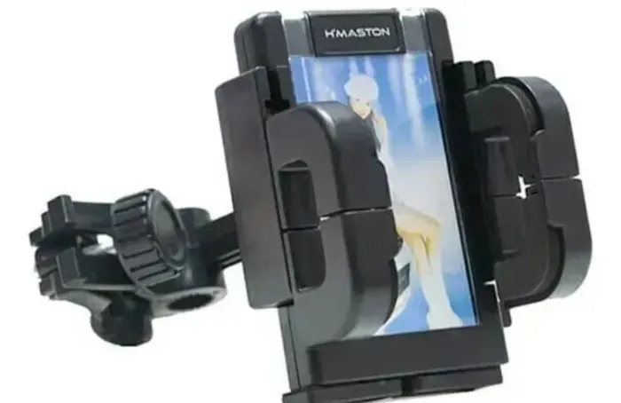 Suporte de celular para barra guidão de moto bicicleta universal