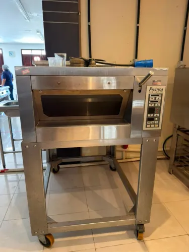 Forno de Lastro / Pizza Profissional Technipan em Inox (Prática)