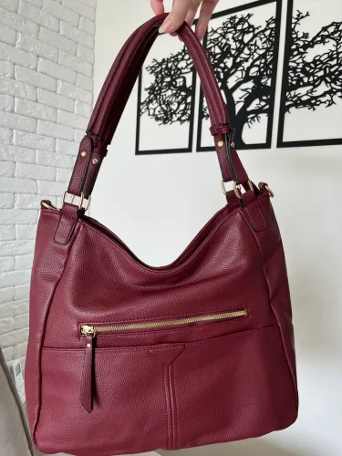 Bolsa feminina - cor vinho / nova