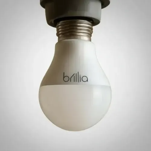 Lâmpada Bulbo Led 9w E27 Brilia Branco Quente 3000k