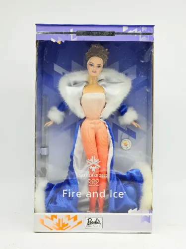 Barbie Fire and Ice (Olimpiada Salt Lake 2002) - Edição de Colecionador - NRFB