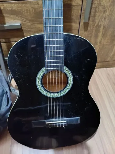 Violão Giannini Start N-14 com capa, suporte, afinador elétrico e palhetas Nunca usado