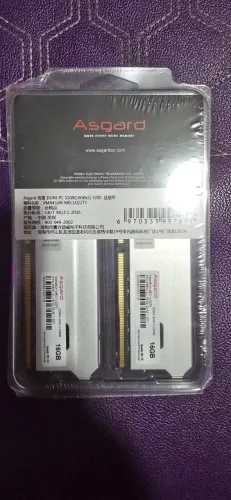 *Resta 1 pente - Memoria RAM DDR4 16GB 3200mhz CL18 (1x16GB) - chip Samsung - Asgard