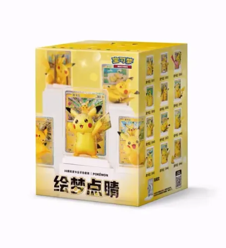 Blind Box Pikachu Pokemon + 1 Booster Chinês Celebração 30 anos PRONTRA ENTREGA