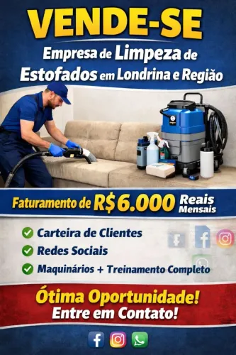 Vendo Emp de limpeza de Estofados