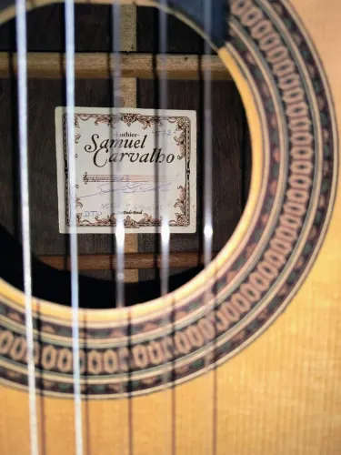 Violão Luthier Samuel Carvalho Double Top Série Especial.