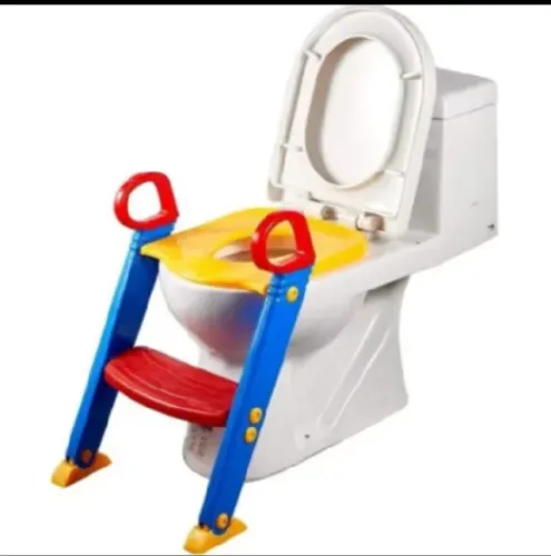 Cadeira Assento Redutor Infantil com Escada para Vaso Sanitário Troninho Portátil Privadin