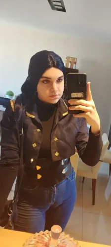 Jaqueta + cinta Caitlyn Kiramman Arcane cosplay