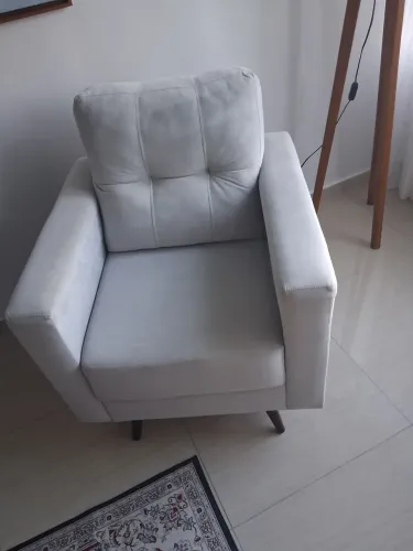 Poltrona de veludo