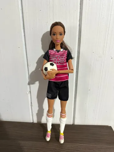 Barbie jogadora de futebol