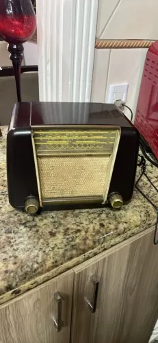 *FUNCIONA* Rádio Philips valvulado antigo, modelo BR 305 U