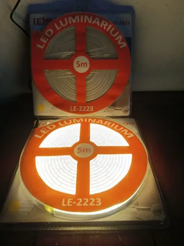 Fita de led Neon branco quente com 5 metros / OFERTA IMPERDÍVEL