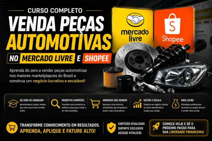 Curso mercado livre shopee